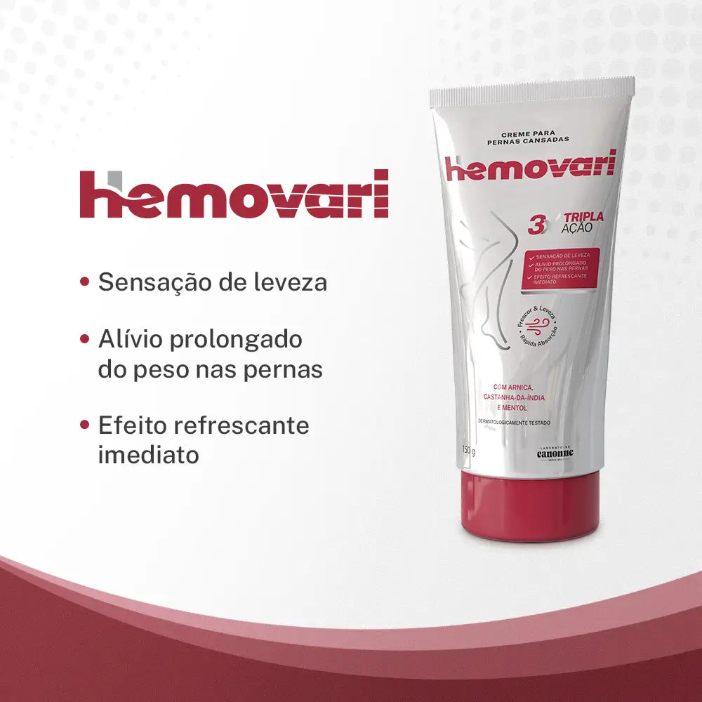 Creme para pernas - Hemovari