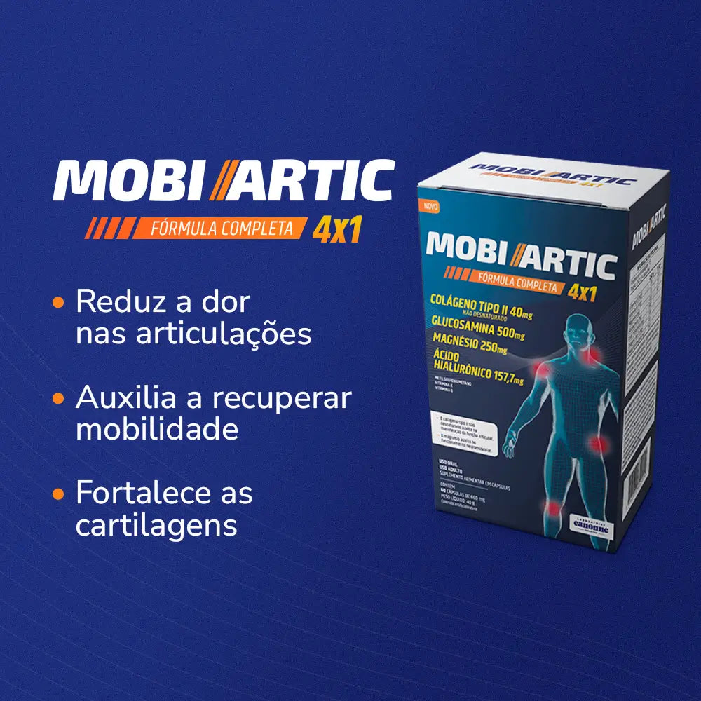 Mobiartic - Suplemento Alimentar - 60 Cápsulas