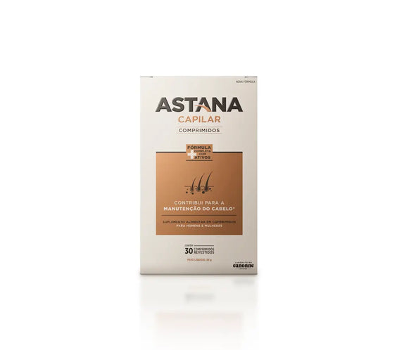 Kit Completo Linha Astana - 1 Caixa de Comprimidos + Shampoo + Loção + Ampola + Unhas