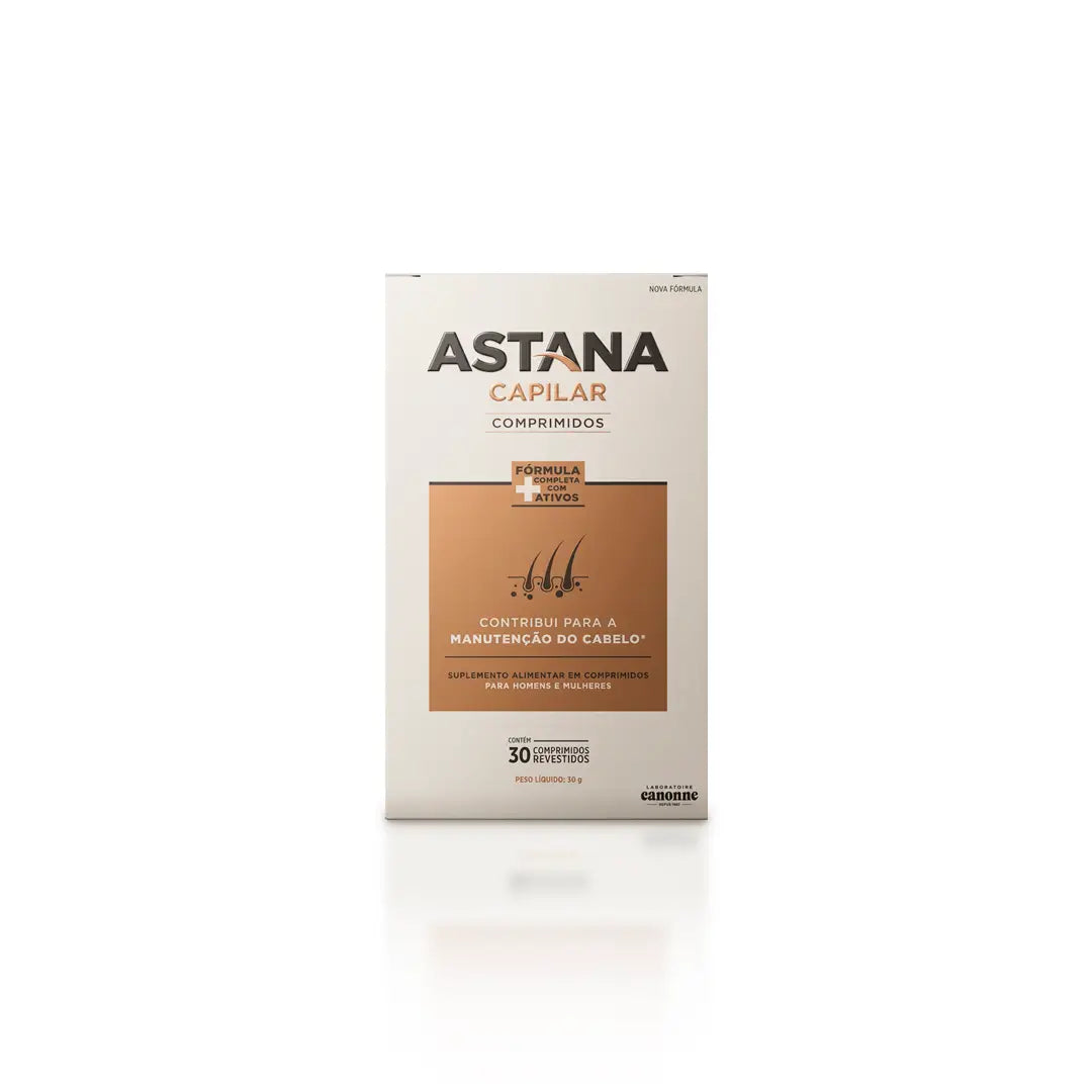 Kit Completo Linha Astana - 1 Caixa de Comprimidos + Shampoo + Loção + Ampola + Unhas
