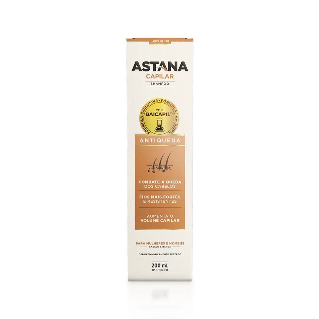 Kit Completo Linha Astana - 1 Caixa de Comprimidos + Shampoo + Loção + Ampola + Unhas